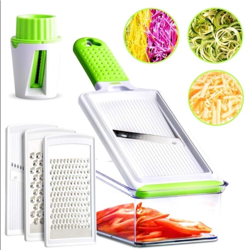 NWT Mandoline Slicer -5 Blades -Grater